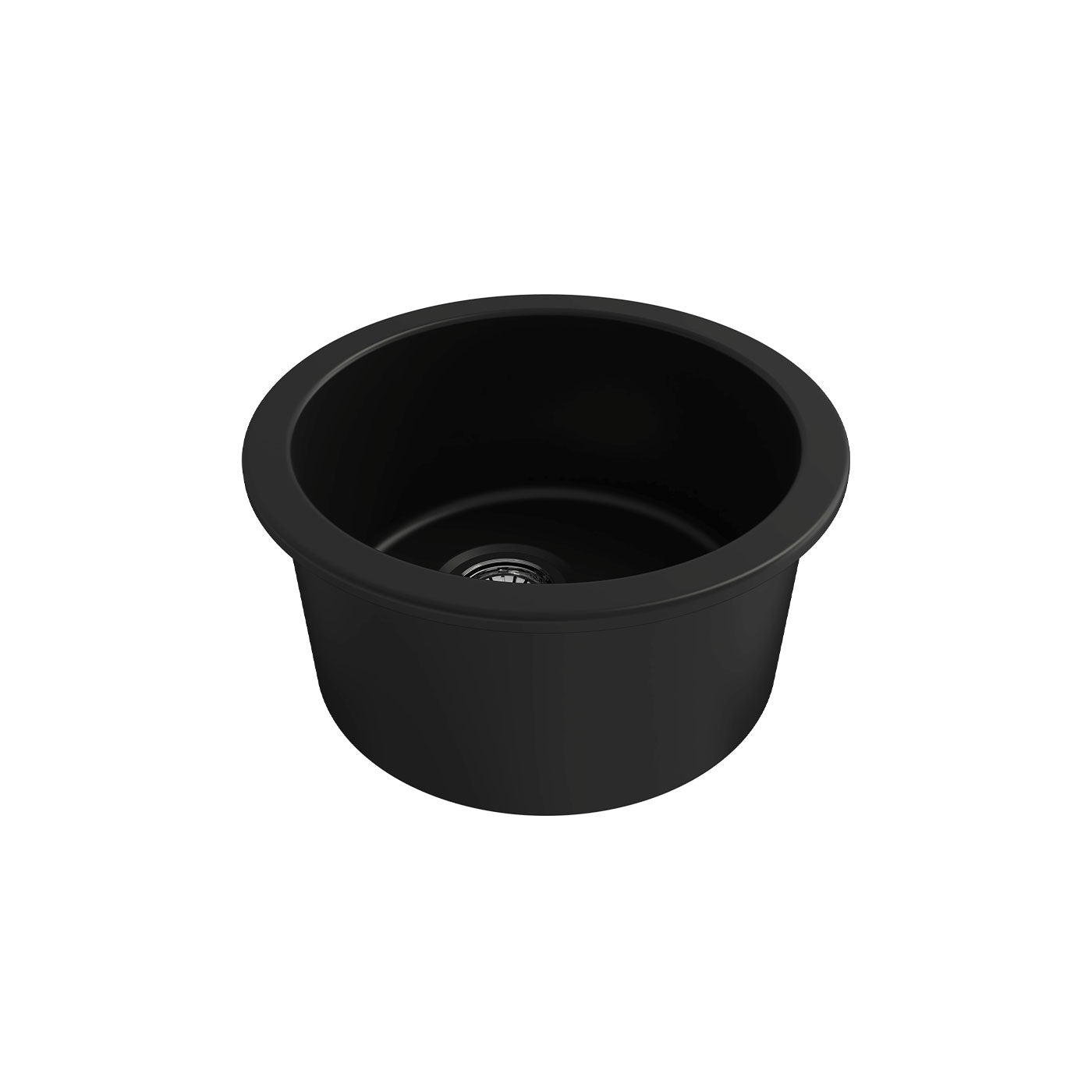 Cuisine Round 47 Inset / Undermount Fine Fireclay Sink - Designer Bathware