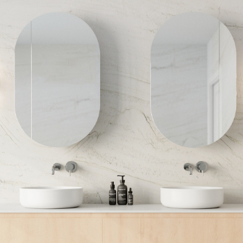 Eclipse Oval Shaving Cabinet