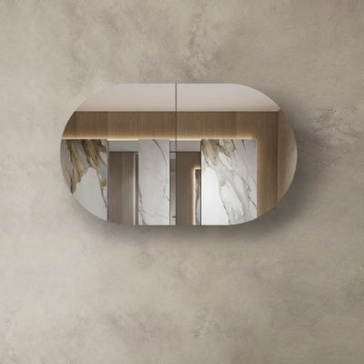 Bondi Shaving Cabinet Natural Oak 1200mm