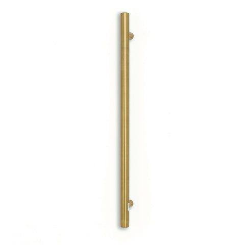 Radiant Vertical Heated Towel Rail Brushed Gold