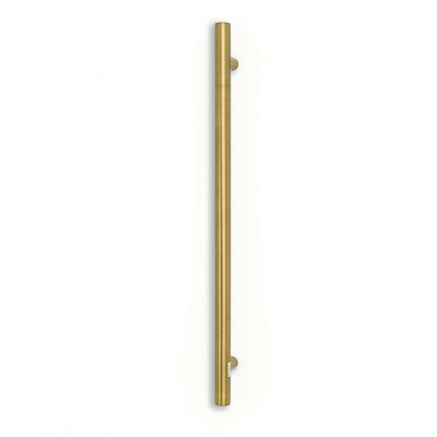 Radiant Vertical Heated Towel Rail Brushed Gold