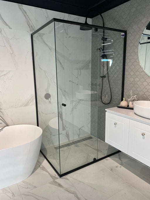 Designer Semi Frameless Shower Screen - Designer Bathware