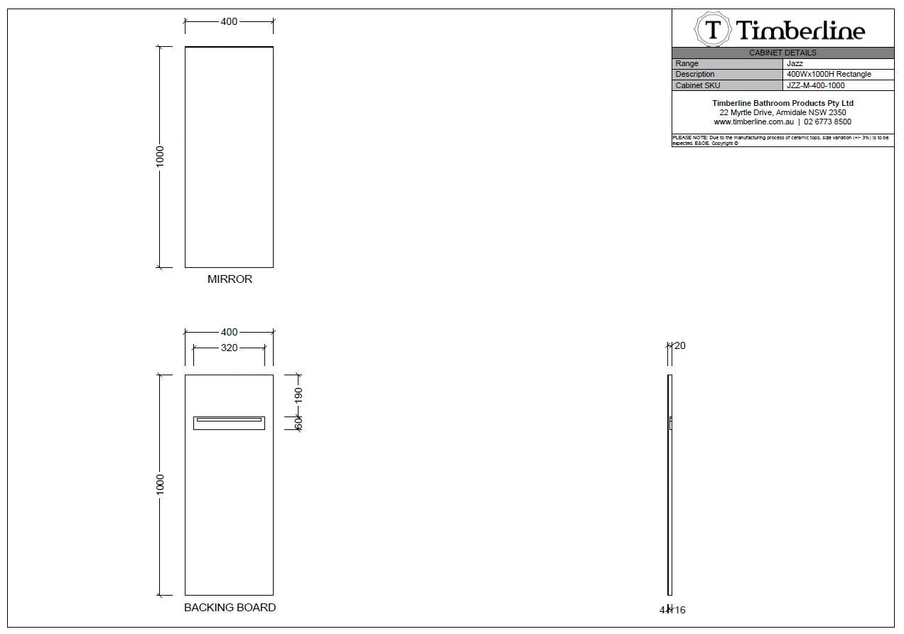 Timberline Jazz Mirror