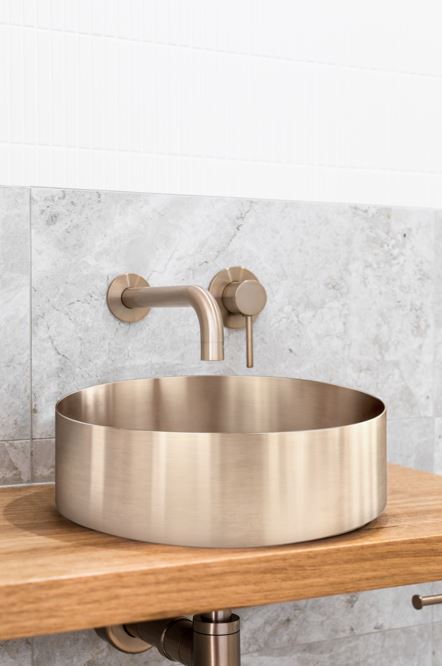 Round Stainless Steel Bathroom Basin - Designer Bathware