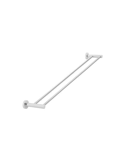 Meir Round Double Towel Rail 900mm - Polished Chrome