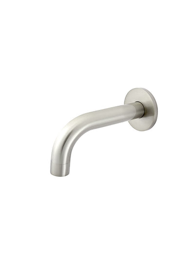 Meir Round Curved Spout 130mm - Brushed Nickel