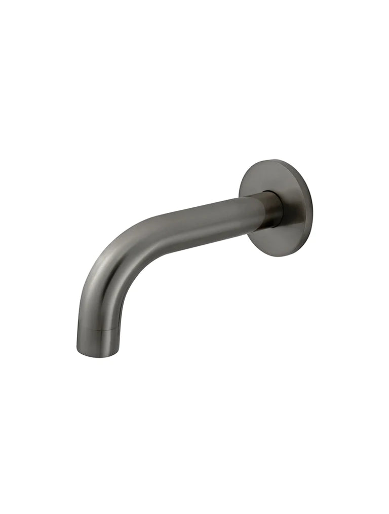 Round Curved Spout 130mm - Shadow - Designer Bathware