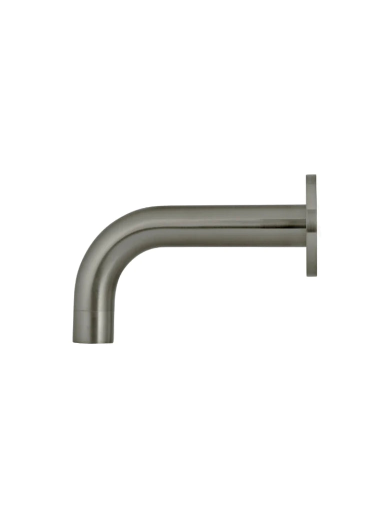 Round Curved Spout 130mm - Shadow - Designer Bathware