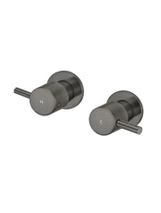 Round Quarter Turn Wall Top Assemblies - Shadow - Designer Bathware