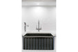 Novi 60 x 46 Fine Fireclay Matte Black Butler Sink - Designer Bathware