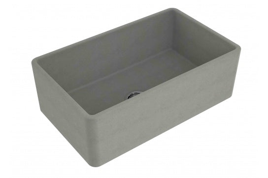 Novi 75 x 46 Fine Fireclay Concrete Butler Sink - Designer Bathware