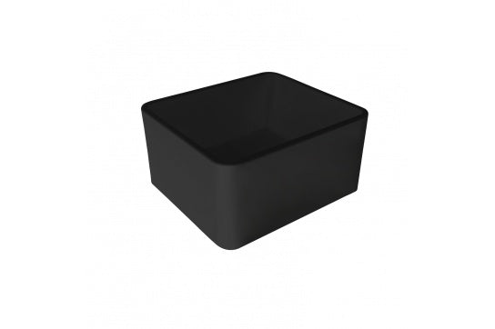 Novi 50 x 46 Fine Fireclay Matte Black Butler Sink - Designer Bathware