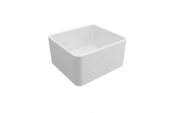 Novi 50 x 46 Fine Fireclay Gloss White Butler Sink - Designer Bathware