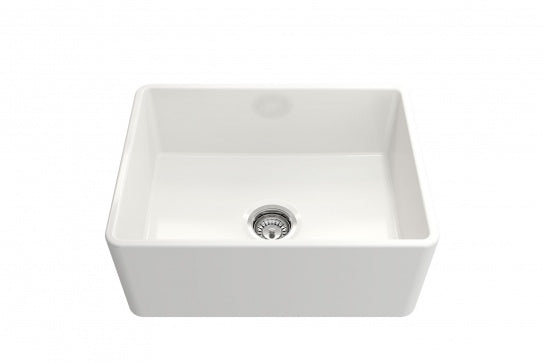 Novi 60 x 46 Fine Fireclay Gloss White Butler Sink - Designer Bathware