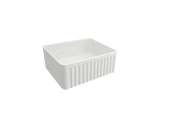 Novi 60 x 46 Fine Fireclay Gloss White Butler Sink - Designer Bathware