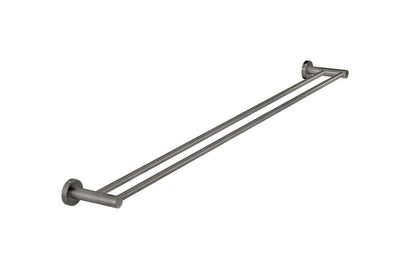 Meir Round Double Towel Rail 900mm - Shadow