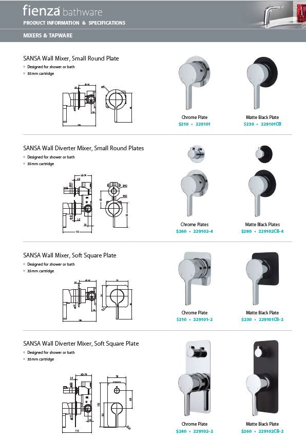 Sansa Tall Basin Mixer - Designer Bathware