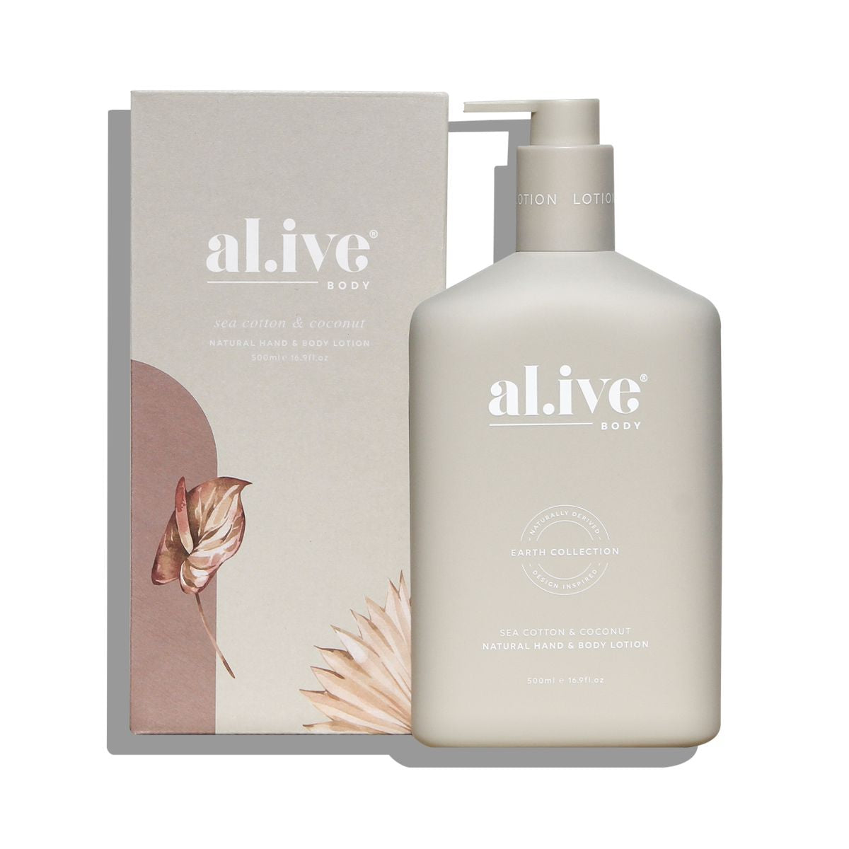 al.ive Hand & Body Lotion - Sea Cotton & Coconut — Designer Bathware