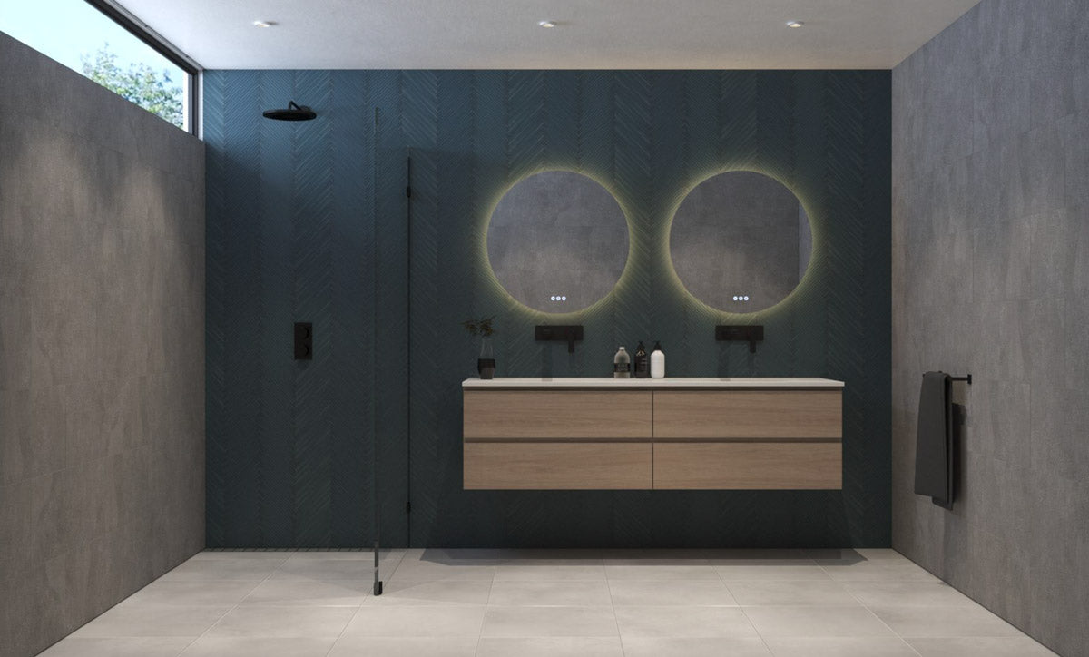 Euro Mirror Frameless LED 800mm - Designer Bathware
