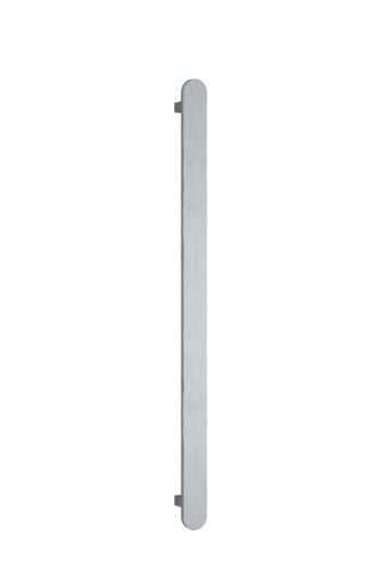 Flat Pill 12V Vertical Single Heated Towel Rail - Designer Bathware