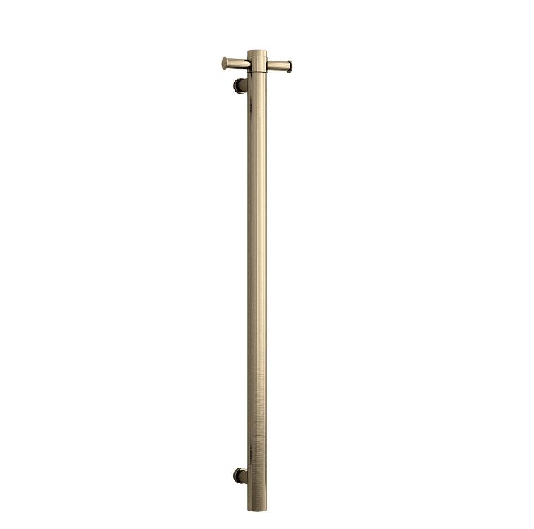 Thermogroup Round Heated Vertical Bar Rail — Designer Bathware