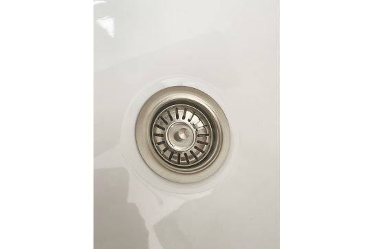 90 x 50mm Polished Stainless Steel Basket Waste - Designer Bathware