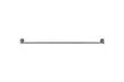 Round Single Towel Rail 600mm - Shadow - Designer Bathware