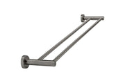 Round Double Towel Rail 600mm - Shadow - Designer Bathware